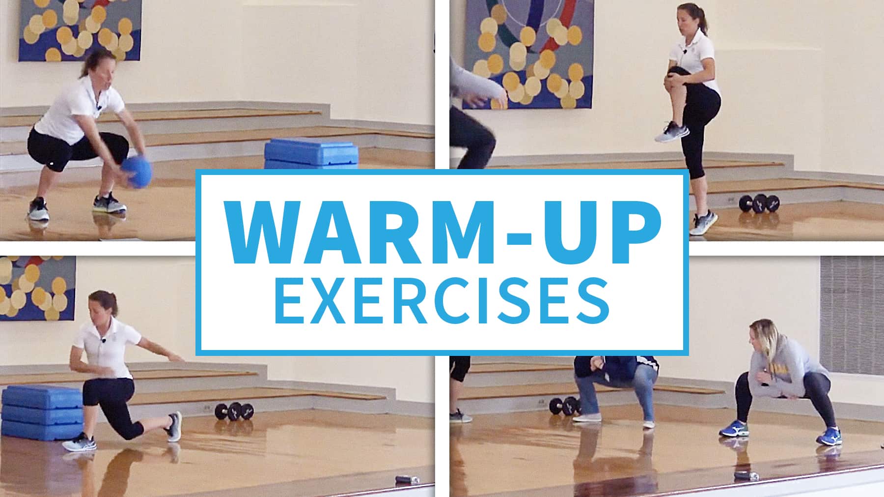5 warm-up exercises that are commonly used in volleyball: